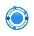 planet logo vector image