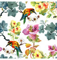 watercolor hand drawn seamless pattern vector image vector image