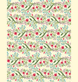 seamless floral pattern vector image
