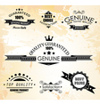 premium quality labels vector image vector image