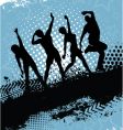 grunge party vector image vector image
