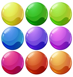 Six colourful balls Royalty Free Vector Image - VectorStock