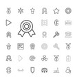 33 badge icons vector image vector image