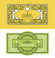 set of packaging design templates vector image vector image