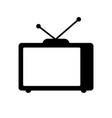old tv icon or retro vector image