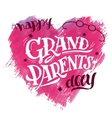 happy grandparents day card vector image