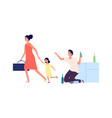 alcoholism addiction drunk man angry woman vector image vector image