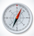compass isolated on a white background vector image vector image