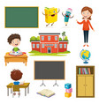 education elements vector image