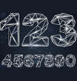 constellation geometric numbers vector image vector image