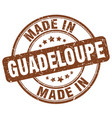 made in guadeloupe vector image vector image