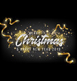 merry christmas and happy new year 2019 greeting vector image