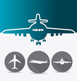 airplane design vector image