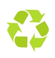 green recycle symbol vector image
