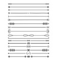 hand drawn dividers vector image