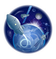 exploration galaxy and space vector image vector image