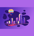 abstract city spot vector image