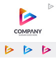 g media logo vector image