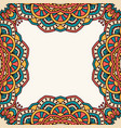 oriental pattern with mandala vector image
