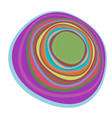 creamy pastel smudged smeared colorful vector image