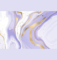 abstract lavender liquid marble or watercolor vector image vector image