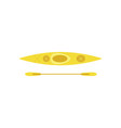 flat kayak icon vector image