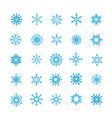 008 christmas snow flakes 004 vector image