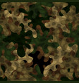 woodland camouflage pattern background seamless vector image