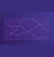 abstract financial chart vector image