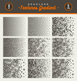 set of seamless textures gradient vector image