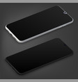 smartphone mockups vector image vector image