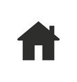 web home flat icon for apps and websites vector image
