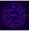 abstract circle banner vector image