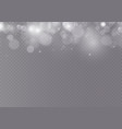 light bokeh effect flare sparkle white png dust vector image
