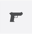 gun icon vector image