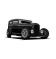 vintage classic car elegant vector image