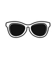 cool eyeglasses simple flat design vector image