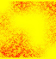 irregular halftone pop art polka dot pattern vector image