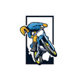 motocross vector image vector image