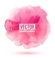 pink watercolor splash background vector image