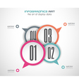 infographics concept background with stylish vector image