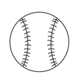 classic baseball icon vector image