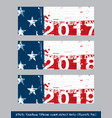 american flag independence day timeline cover vector image vector image