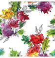 vintage floral seamless pattern vector image vector image