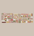 african art shape collection ethinc symbol vector image