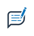 write a note icon vector image