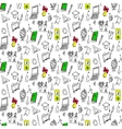 doodles seamless pattern vector image vector image