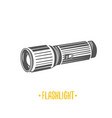 flashlight vector image vector image