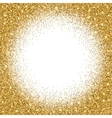 gold glitter bright vector image