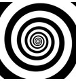 spiral color black on the white background vector image